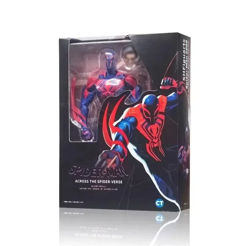 17CM Spider-Man 2099 Shf S.H.Figuarts CT Spider-Man Across The Spider-Verse Part One Action Figures Statue Figurine Gifts Toys