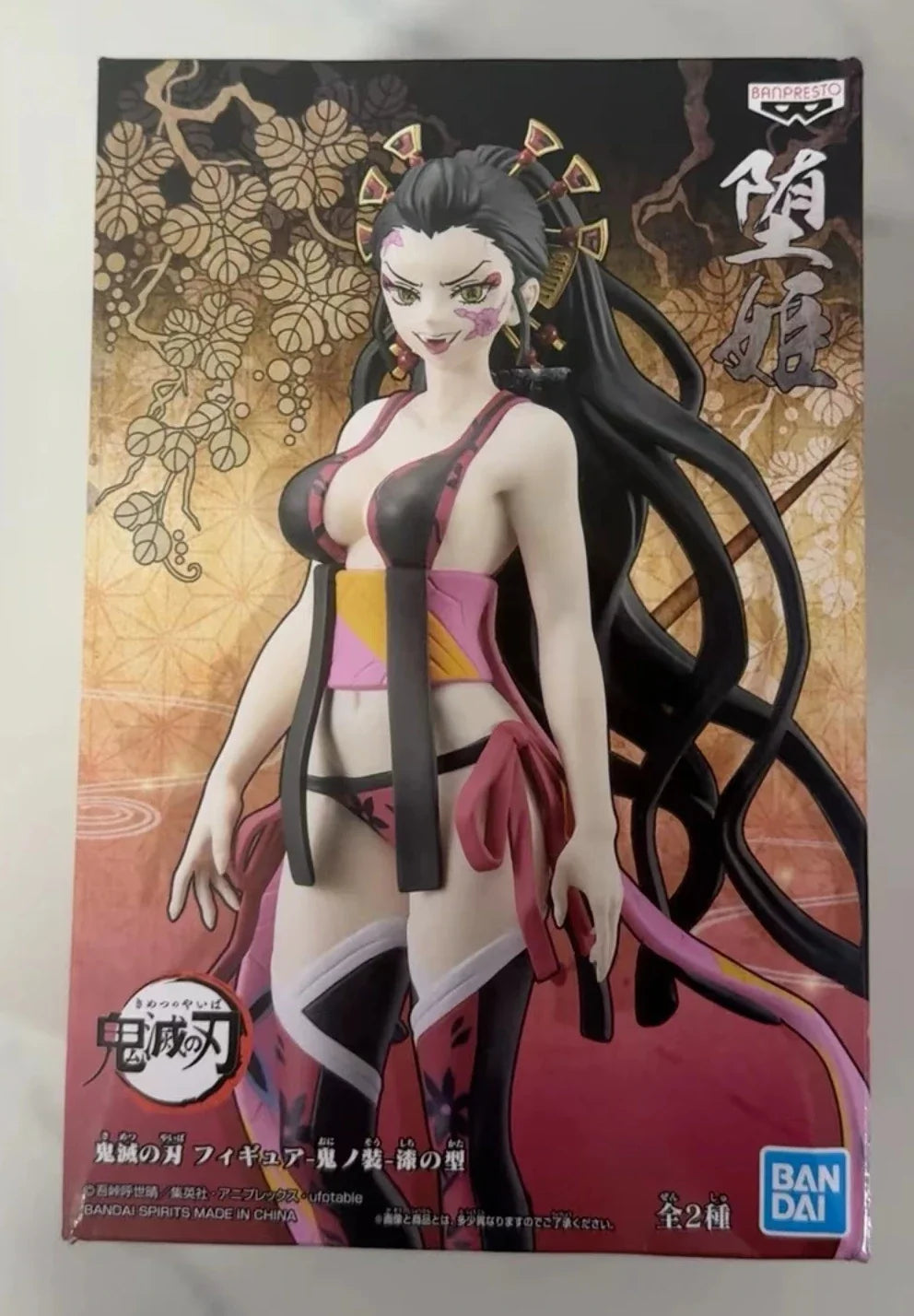 In Stock BANDAI Original Demon Slayer BANPRESTO Ghost Version Eight Giyuutaro & Daki Anime Model Gift Collection Figure