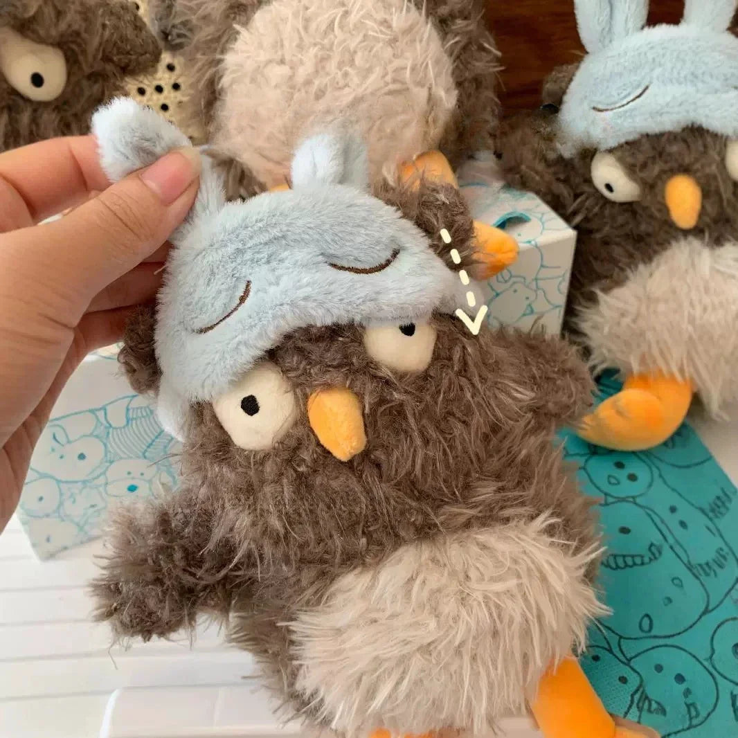 Jellycat With Tags Blindfolded Owl Sleeping Companion Soothing Cute Doll Plush Toy Holiday Gift Stuffed Cute Room Decoration