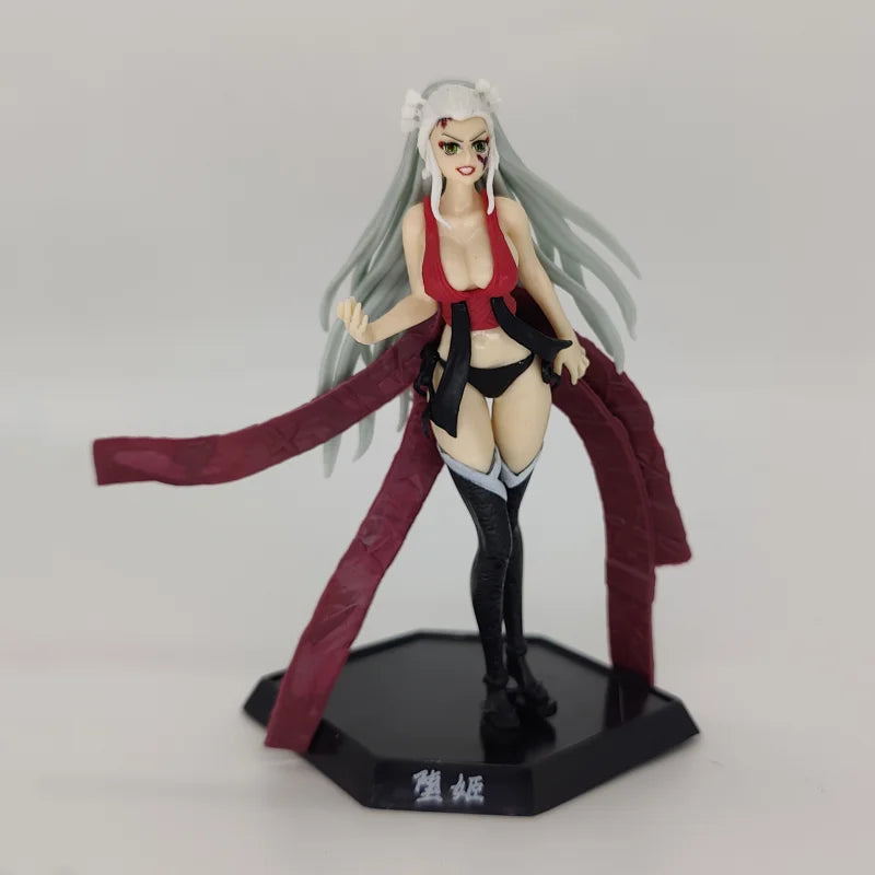 15CM Demon Slayer Anime Figures Gyutaro Ume Gk Figurine Pvc Manga Statue Model Doll Collectible Room Decoration Gifts
