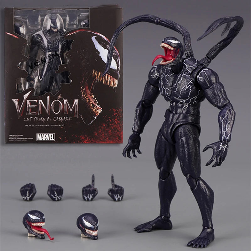 Hasbro Venom The Last Dance Venom vs Spider-Man Venom 3 Action Figure SHF Toy Model Doll Collectible kids for Toy Christmas Gift