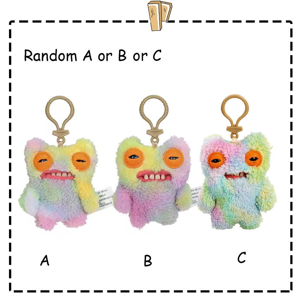 Fuggler Funny Ugly Monster Original Plush Doll Teeth Monster Pendant Keychain Stuffed Cartoon 9.5-14CM Peluche Toy Gift