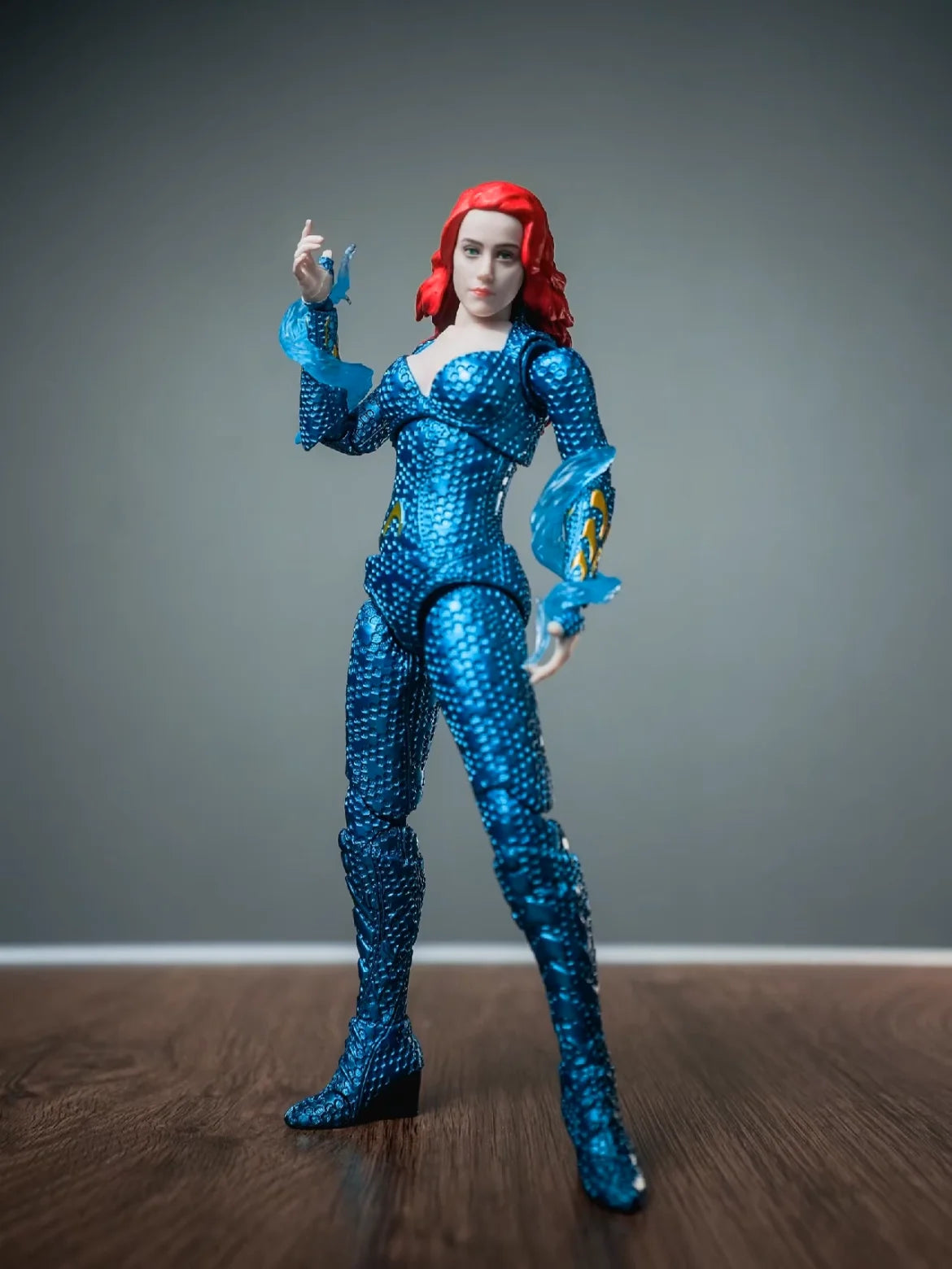 Original Fondjoy 1/9 Aquaman Mera Figure Justice League Figures Aquaman And The Lost Kingdom Figure Pvc Model Joint Movable Toy