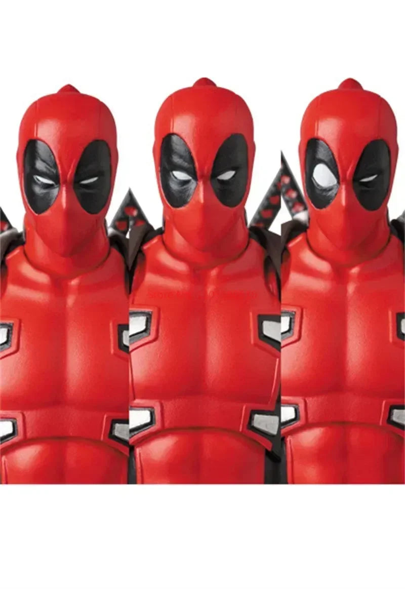 Stock 16cm Anime Deadpool Mafex 082 X-men Action Figures Comic Version Collectable Model Doll Cool Boys Birthday Festival Gifts