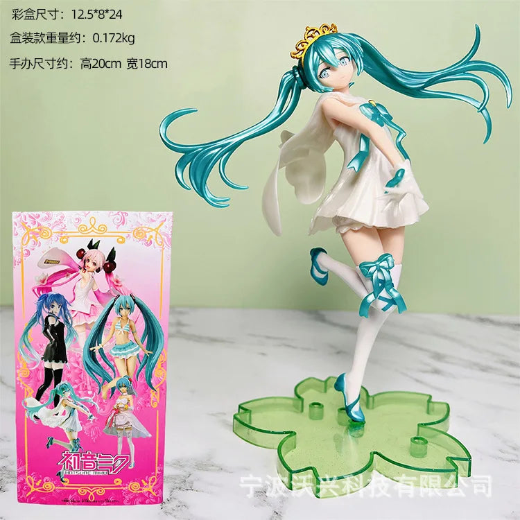 Limited Edition Hatsune Miku Manga Statue Figurines Collectible PVC Action Figure 14~25cm