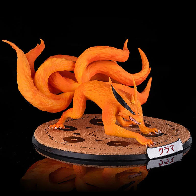 26cm Naruto Series Animation Pvc Model Action Tail Beast Series Nine Tail Fox Nine Lama Scene The Statue Presents A Toy Gift