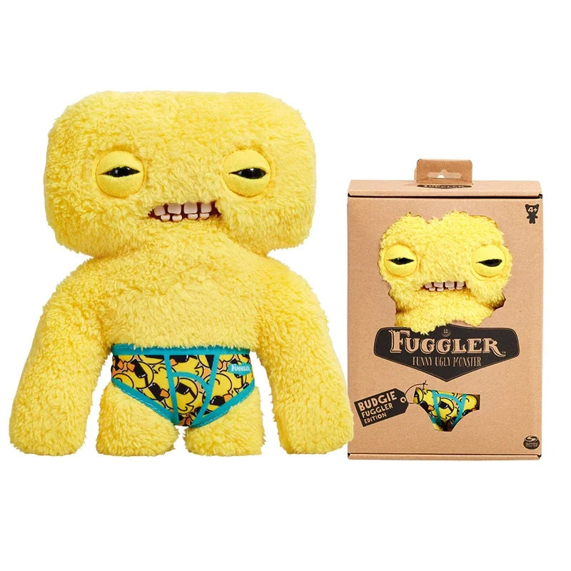 Fuggler Big Teeth Monster Pendant Keya Funny Ugly Big Tooth Monster Toy Bag Plush Keychain Pendant Doll Holiday Gifts