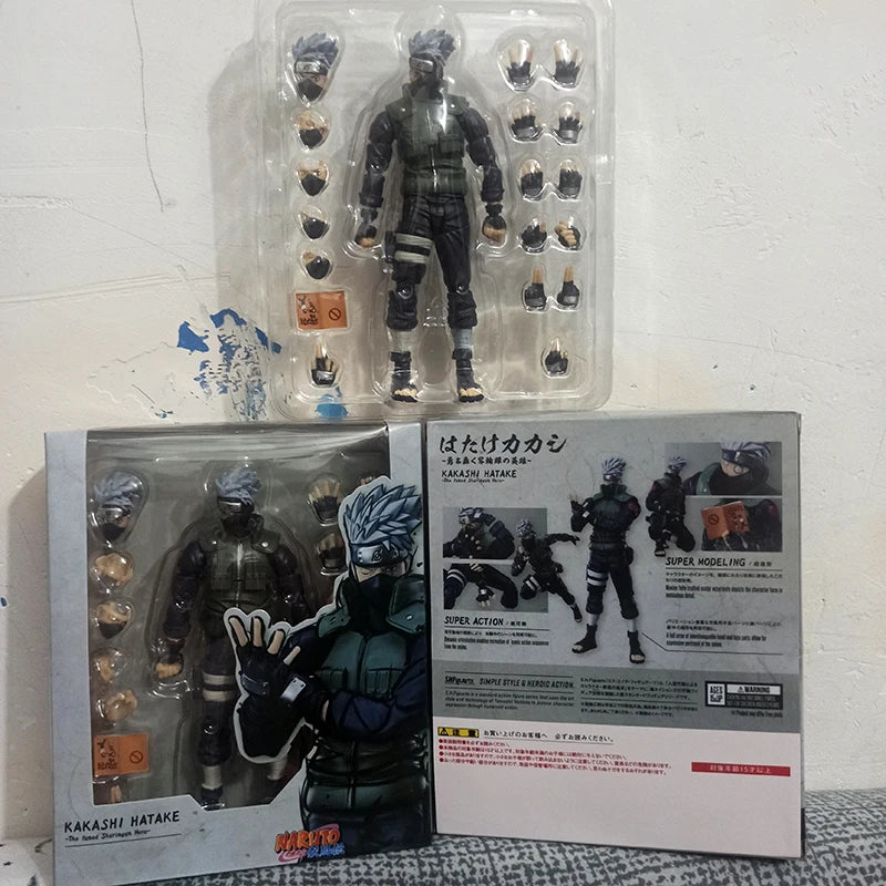 Naruto Hatake Kakashi Figure SHFiguart Shippūden Kakashi 2.0 The Hero of Sharingan Action Figure Model Anime Toys Christmas Gift