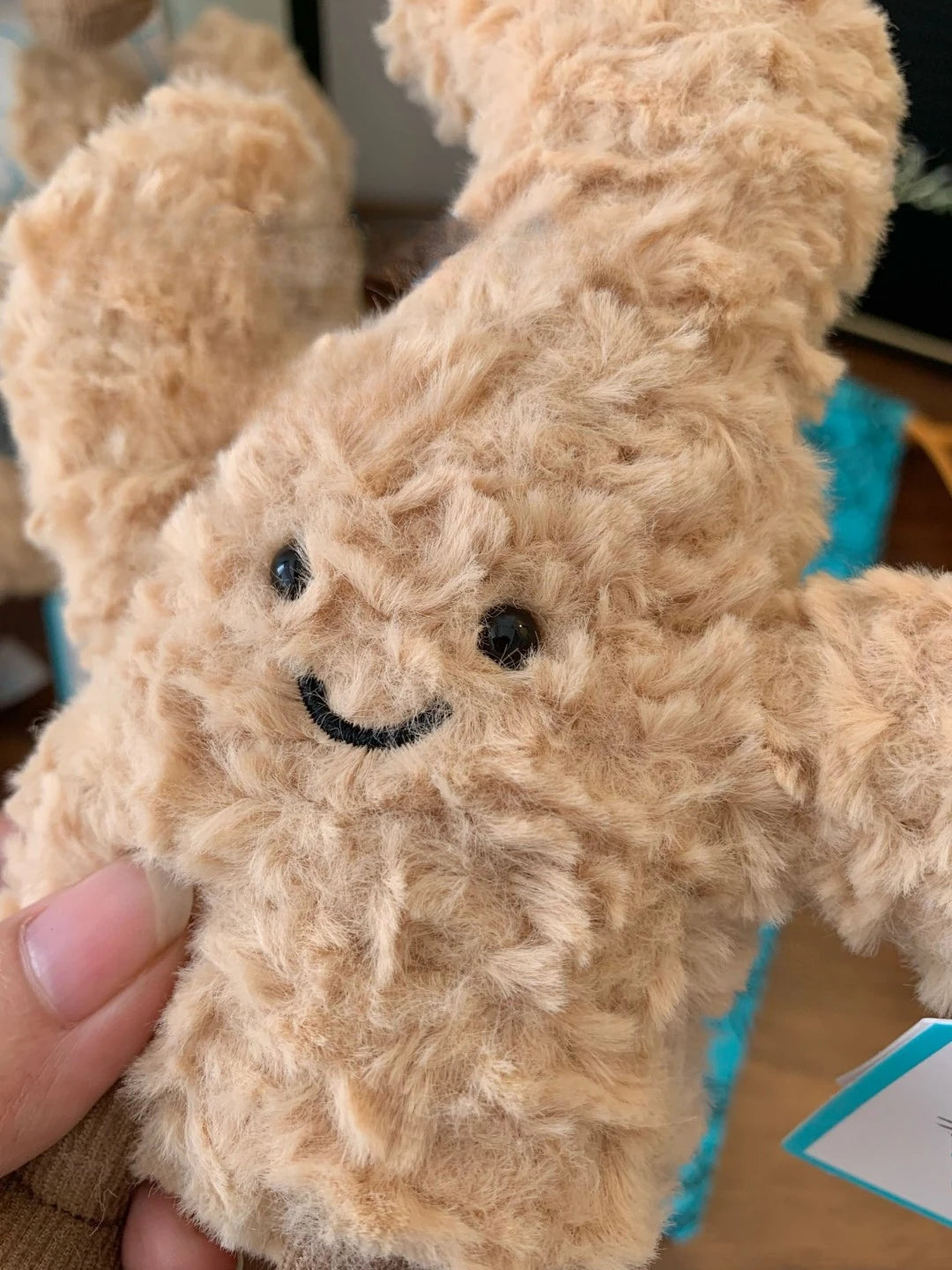 Jellycat With Tags JELLYCAT New Fun Ginger Baby Cute Plush Toy Soothing Good Thing Ginger Nearly Stuffed Doll Holiday Gift Cute