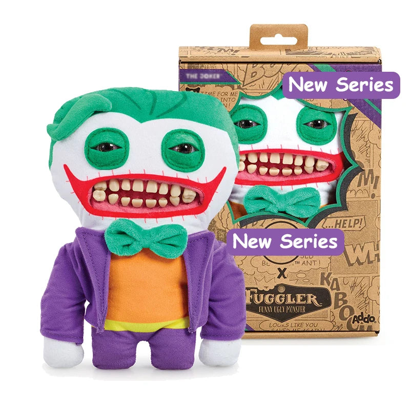 Fuggler Plush Ugly Monster Super Heroes X Fugglers Joker The Clown's Girl Stuffed Toy 22cm