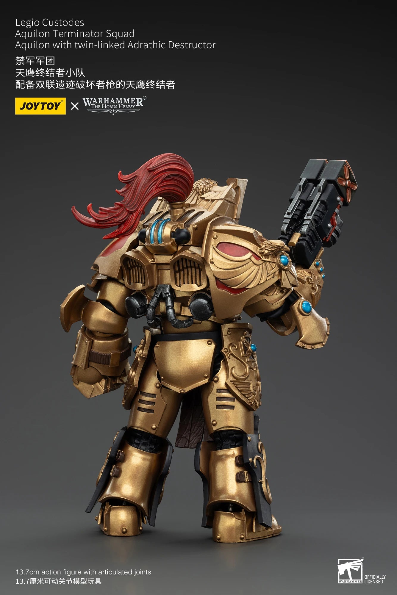 JOYTOY Warhammer 30k 1/18 Action Figures Legio Custodes Aquilon Terminator Squad Toy Collection Figure