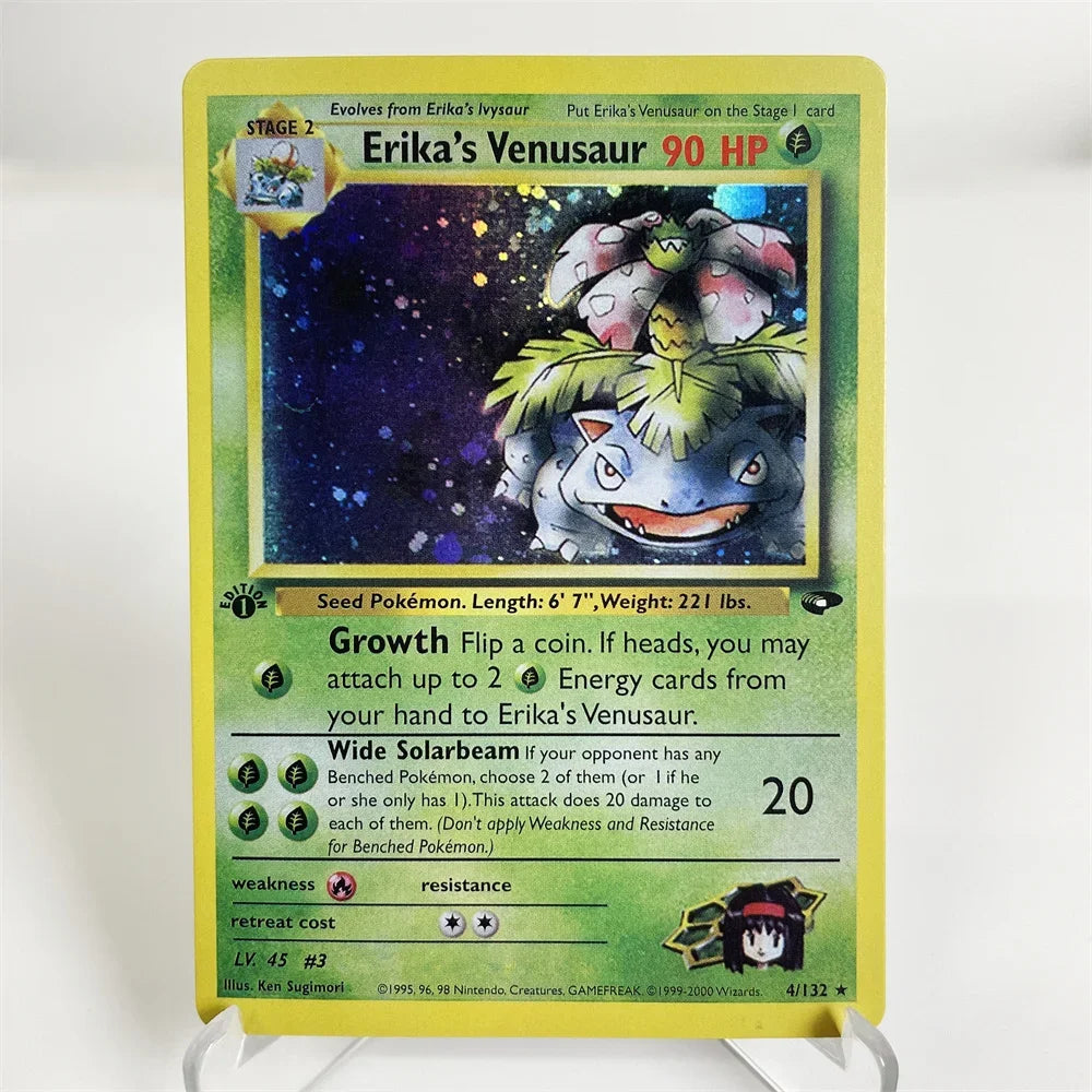 Holographic PKM Collection Cards PTCG Proxy Card Blue Core Paper Card Kids PKM Dark Raichu/Dragonite/Umbreon/Suicunc