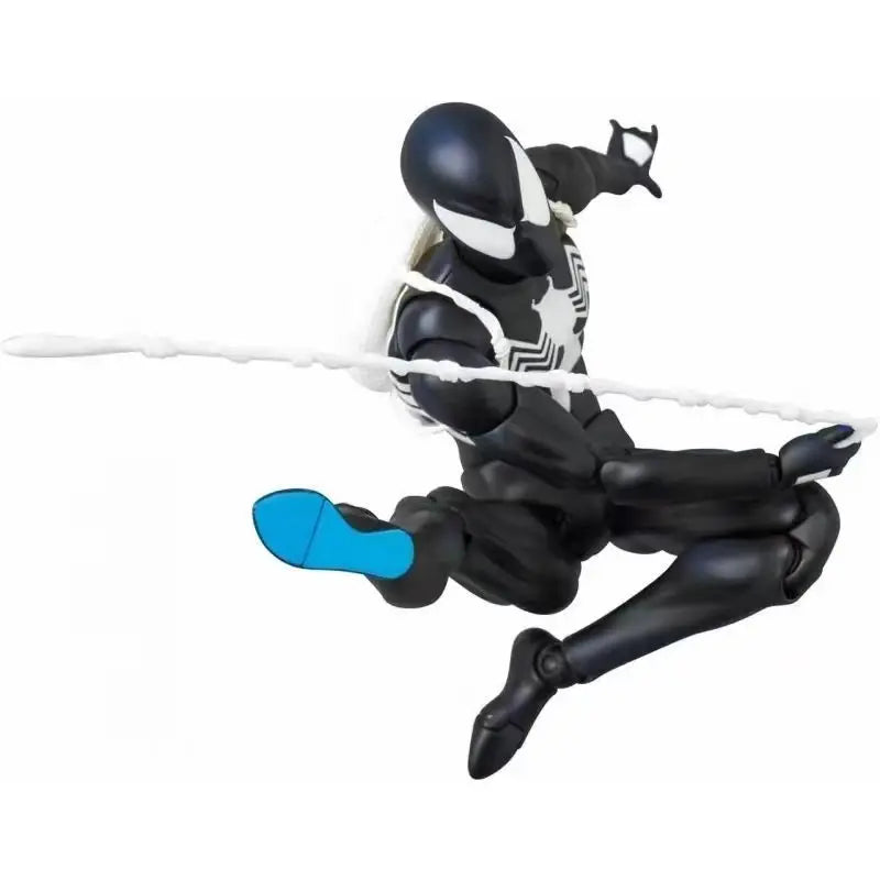 CT 1/12 The Amazing Spider-Man MAFEX 147 S.H.Figuarts Spider Man Venom symbiotic Black Suit Anime Action Figures 6