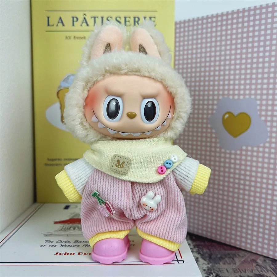 Doll Clothes Outfit Accessories For 17cm Labubu V2 V1 Doll's Clothing Different styles Cosplay dress Kid Toy Gift