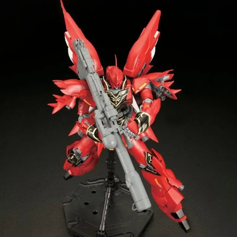 fake Bandai Original MODEL KIT GUNDAM MG 1/100 Anime Action Figure MSN-06S Sinanju OVA Assembly Model Toys Model Gifts For
