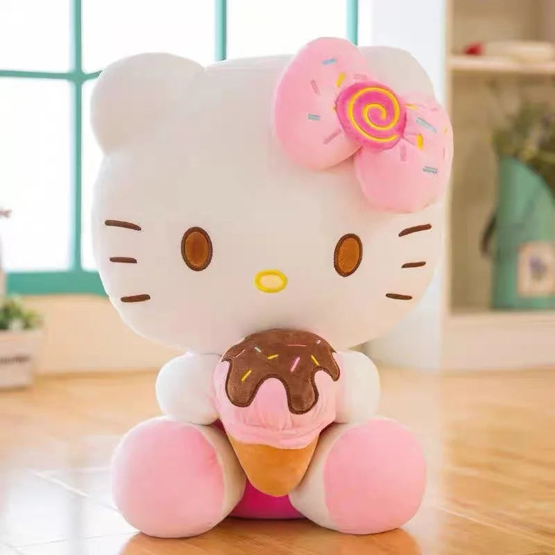 Sanrio Plushie Hello Kitty Plush Toy Sponge Bob Plush Stuffed Cute Cartoon Doll Pillow Anime Home Deco Birthday Christmas Gift