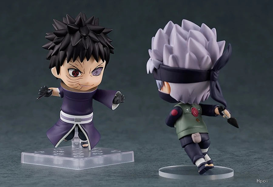 10cm #2120 Uchiha Obito Action Figure Naruto Anime Figure Ten Tail Jinchuriki Obito Figurine PVC Collection Model Doll Toys Gift