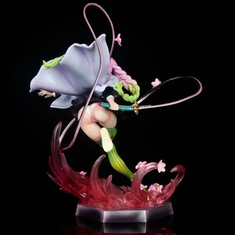 Demon Slayer 22cm Anime Figure Kanroji Mitsuri Periphery Action Figure Kimetsu no Yaiba High Quality Display Model Gift Toys
