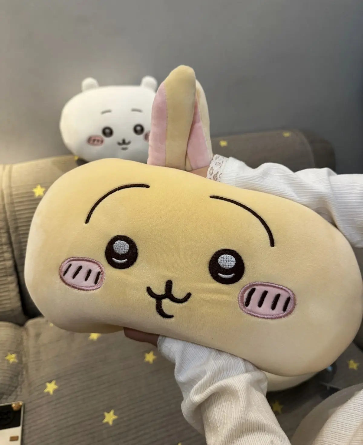 Chiikawa Car Seat Neck Pillow Waist Pillow Plush Cute Car Decoration Cartoon Cute Object Usagi Car Decoration Accessories Gift