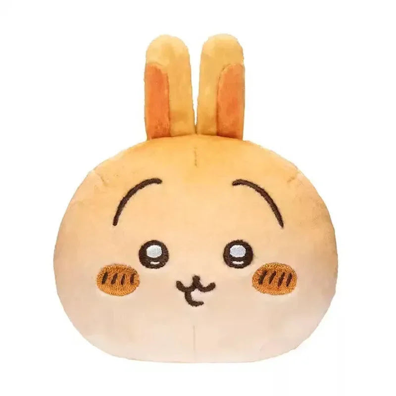 Kawaii Chiikawa Dorayaki Plush Backpack Pendant Anime Usagi Girl's Heart Cute Pinch Bread Plush Headphones Bag Coin Purse
