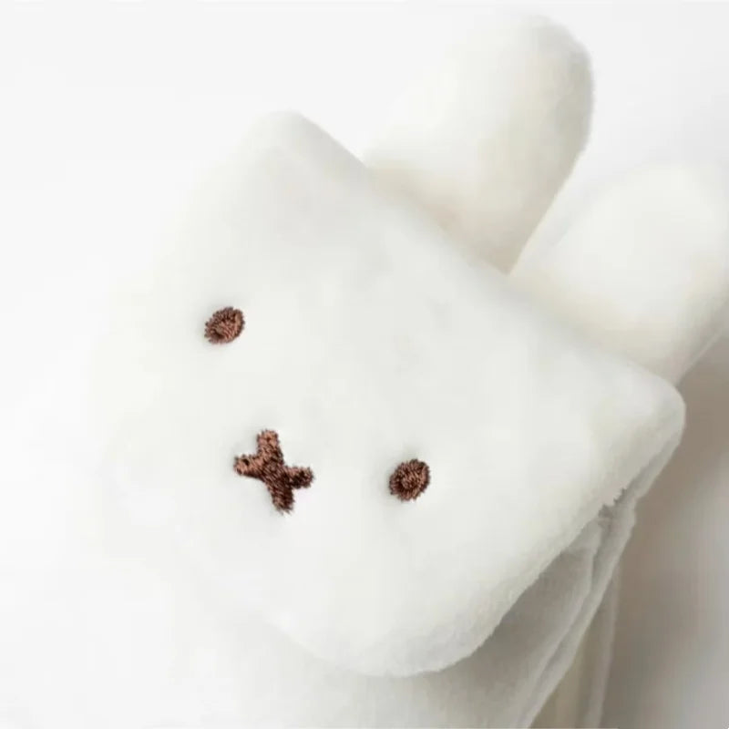 kawaii Miffy Boris Embroidered Headphone Bag Storage Bag Coin Purse Schoolbag Pendant Miffy Mini Styling Bag