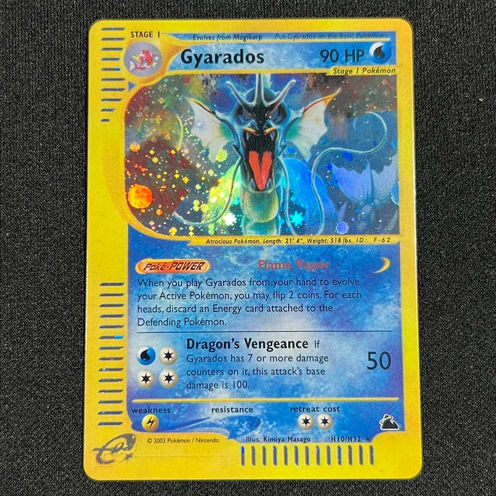PKM Single Cards 1st Edition E-Card Celebi Charizard Skyridge (SK) Foil Cards Zapdos Aquapolis Classic Game Collection PROXY