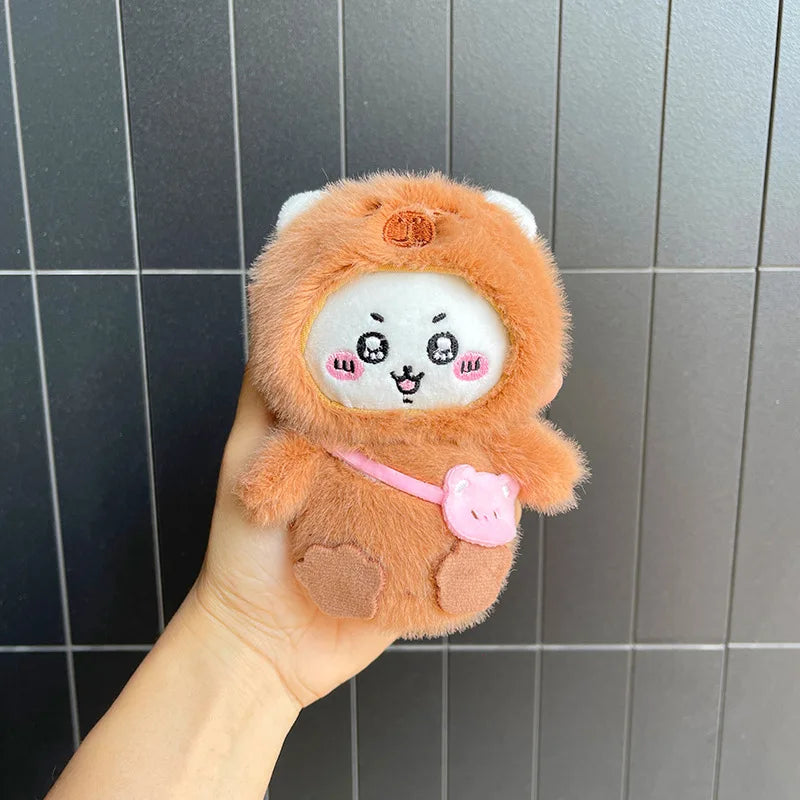 13cm Kawaii Chiikawa Hachiware Usagi Cute Plush Backpack Pendant Keychain Doll Toys Children's Gift