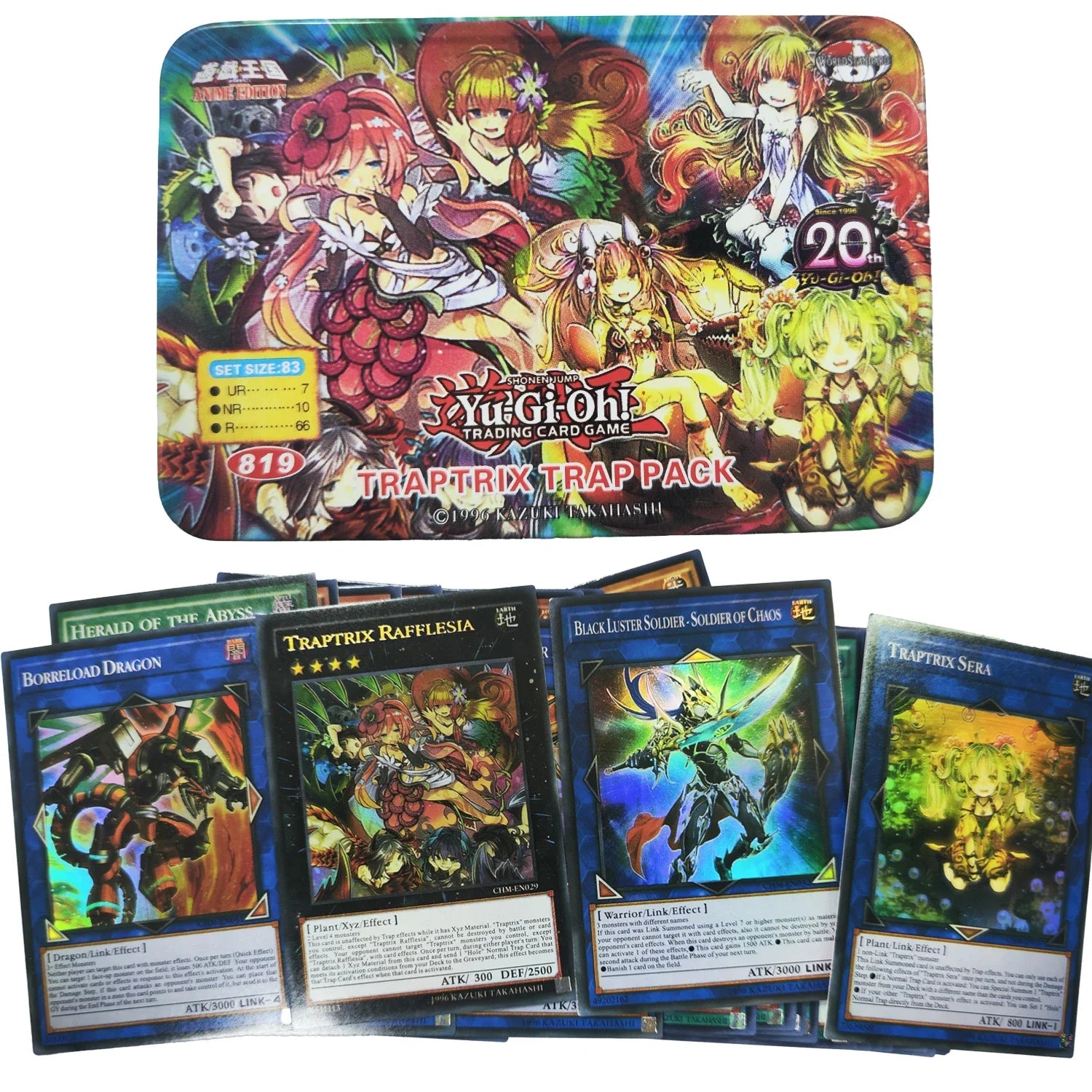 Yu Gi Oh Cards PHARAOH PACK Card English Holographic Golden White Dragon Duel Game Collection Card with Tin Box