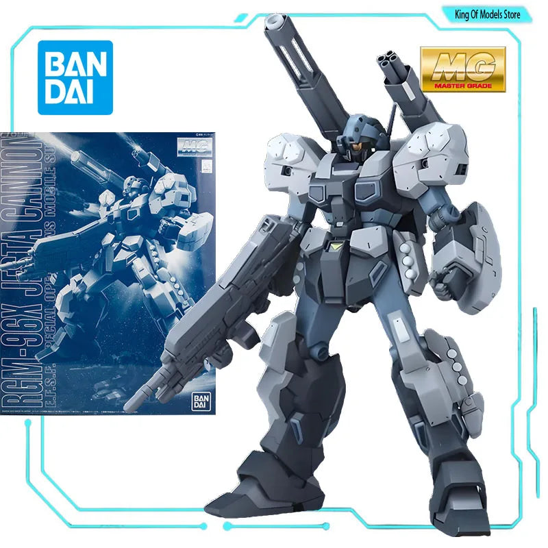 Bandai Original MODEL KIT GUNDAM MG 1/100 SCHEGAR JESTA B C CLEAR COLOR Anime Action Figure Assembly Model Toys Gifts for Boys