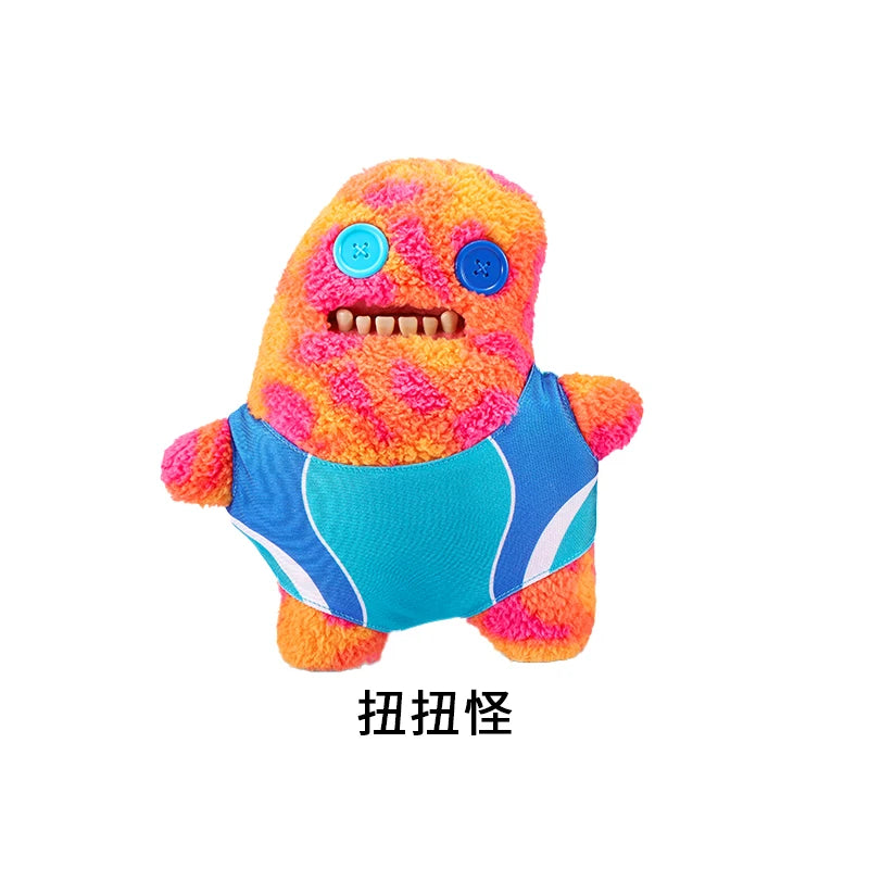 Original Fuggler Plush Toys Ugly Monster Beach Resort Series Cute Tooth Monster Plush Dolls Toys Birthday Gift