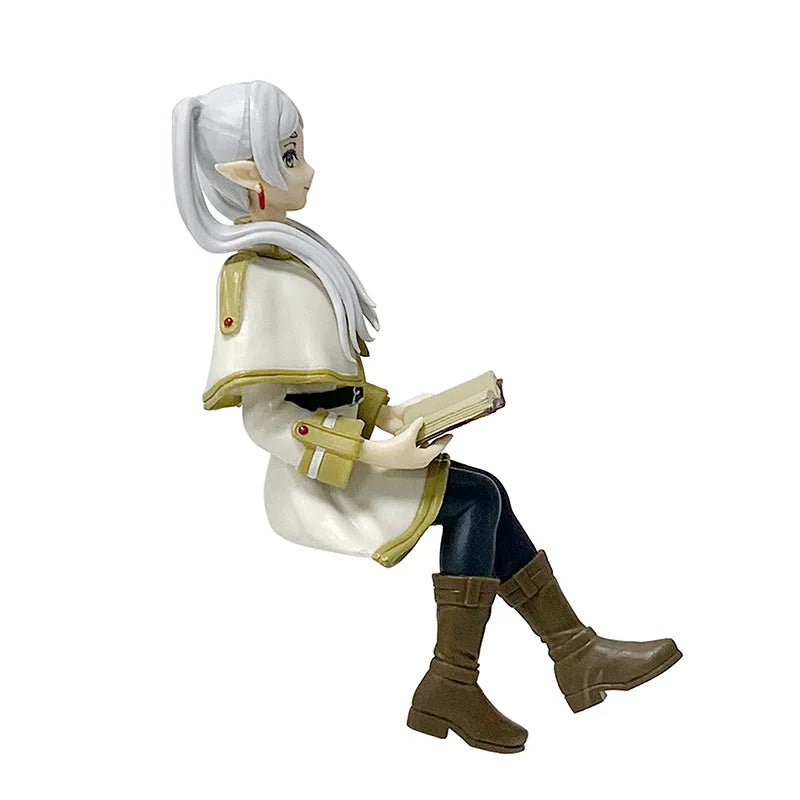 14cm Frieren: Beyond Journey's End Anime Figure Sitting Fern Action Figures Frieren Noodle Stopper PVC Model Statue Collection