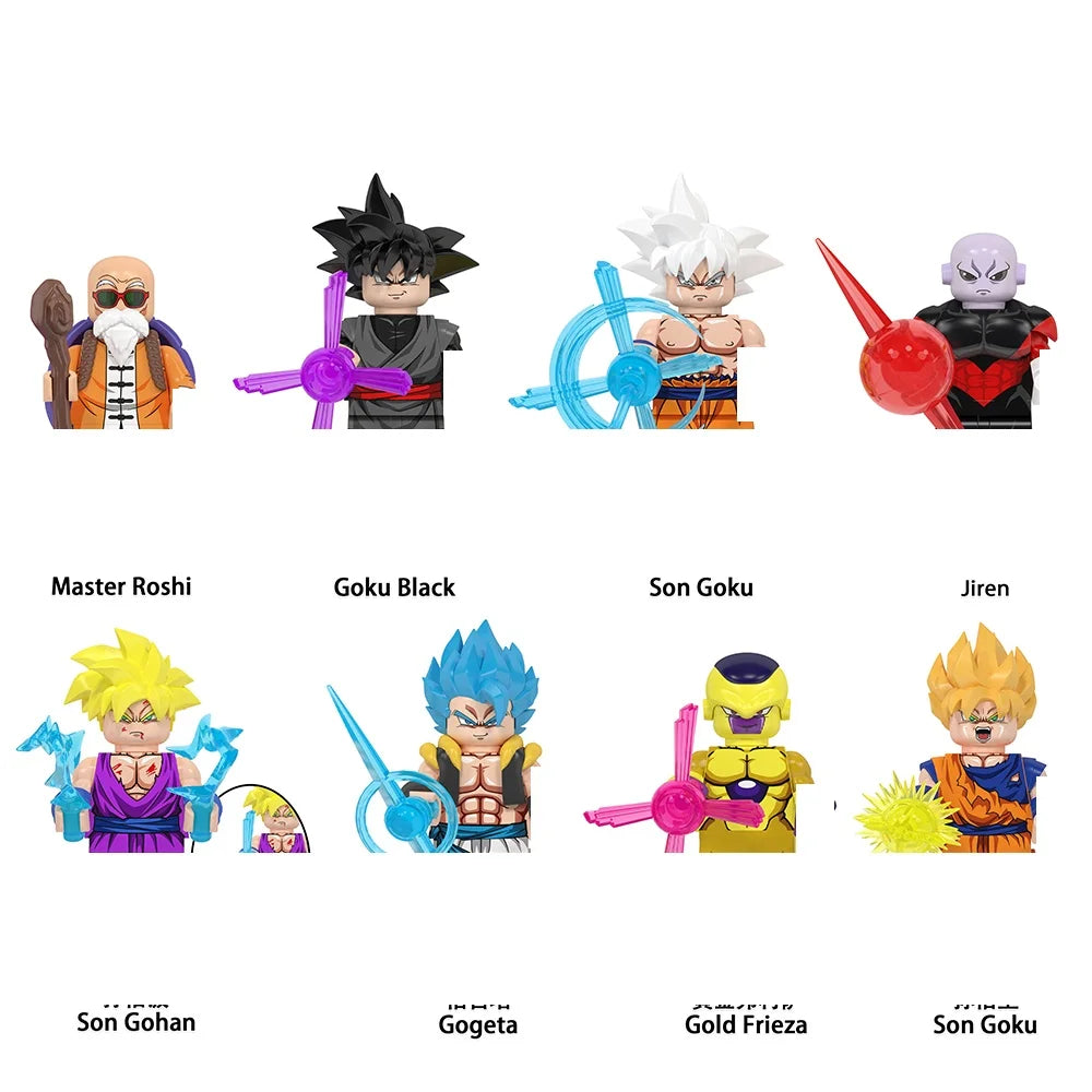 Naruto Sasuke Sakura Kakashi Obito Jiraiya Tsunade Anime Mini Man Blocks Figure