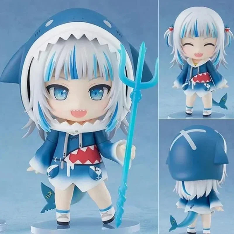 Anime Cute Shark Hololive Action Figure Gk Kawaii Gawr Gura Figure Kindergarten Ver Figurine PVC Collectible Peripheral Gifts