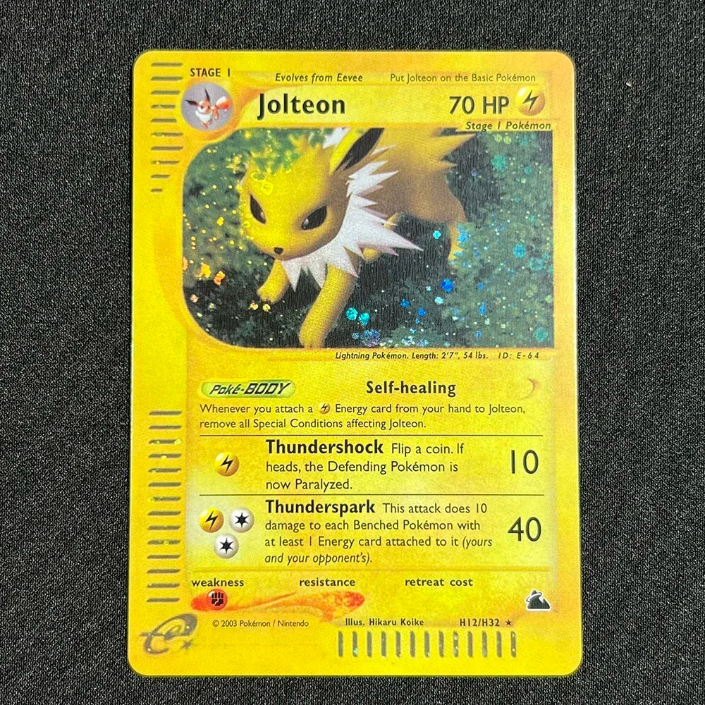 PKM Single Cards 1st Edition E-Card Celebi Charizard Skyridge (SK) Foil Cards Zapdos Aquapolis Classic Game Collection PROXY