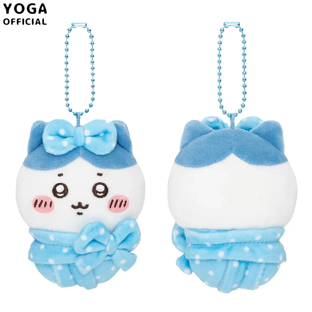 Kawaii Chiikawa Sleeping Baby Series Plush Doll Backpack Pendants Anime Usagi Girl's Heart Cute Plush Keychain Girls Gift