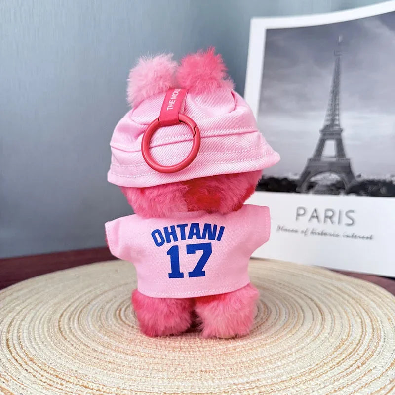 The first, second and third generations of Labubu clothes pendant Labubu sitting baby clothes LA baseball suit trend