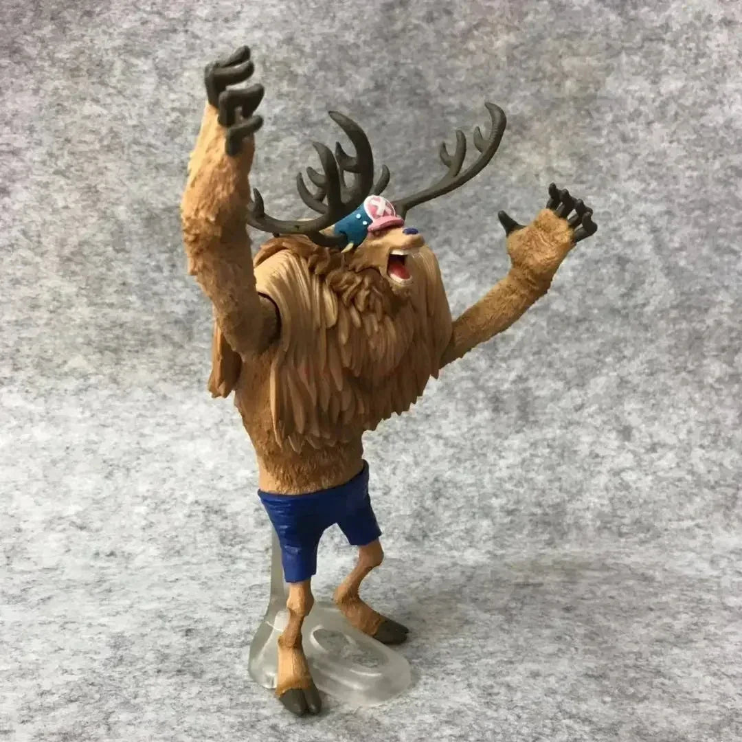 21cm One Piece Anime Figure Chopper King Of Artist The Tony Chopper Action Toys Collectible Pvc Model Toy For Kids Surprise Gift