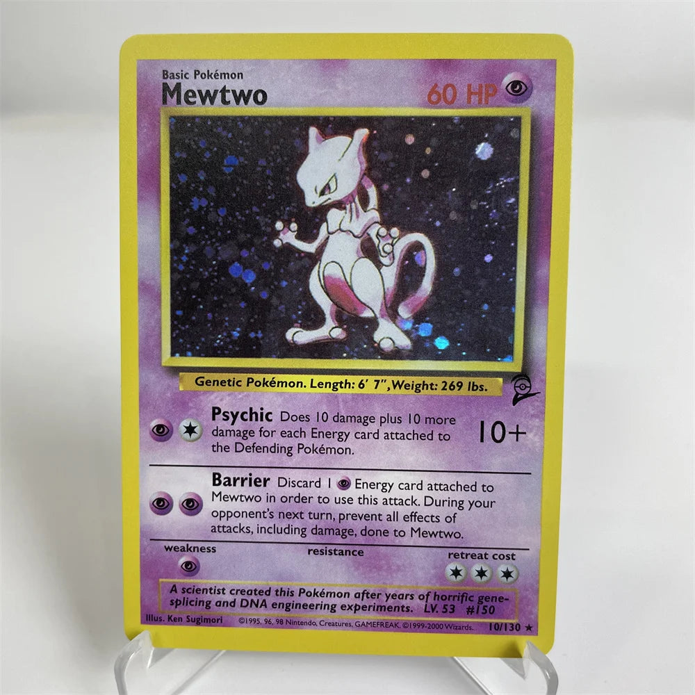 Holographic PKM Collection Cards PTCG Proxy Card Blue Core Paper Card Kids PKM Vaporeon/SnorlaxDragonite/Blastoise