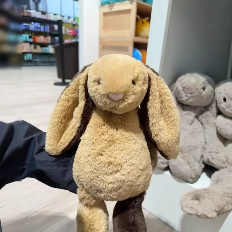 Easter Jely Chocolate Double Color Shy Bonnie Rabbit Plush Doll Home Decoration Holiday Gift
