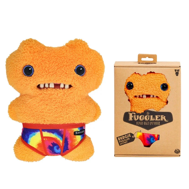 Fuggler Big Teeth Monster Pendant Keya Funny Ugly Big Tooth Monster Toy Bag Plush Keychain Pendant Doll Holiday Gifts