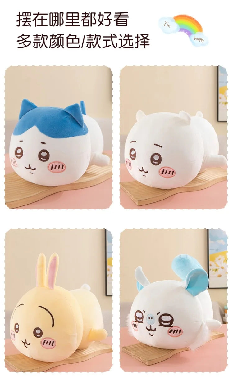 30cm Miniso Chiikawa Plush Pillow Hachiware Usagi Cute Girl Plush Doll Anime Pillow Room Decoration Doll Kawaii Appease Toys