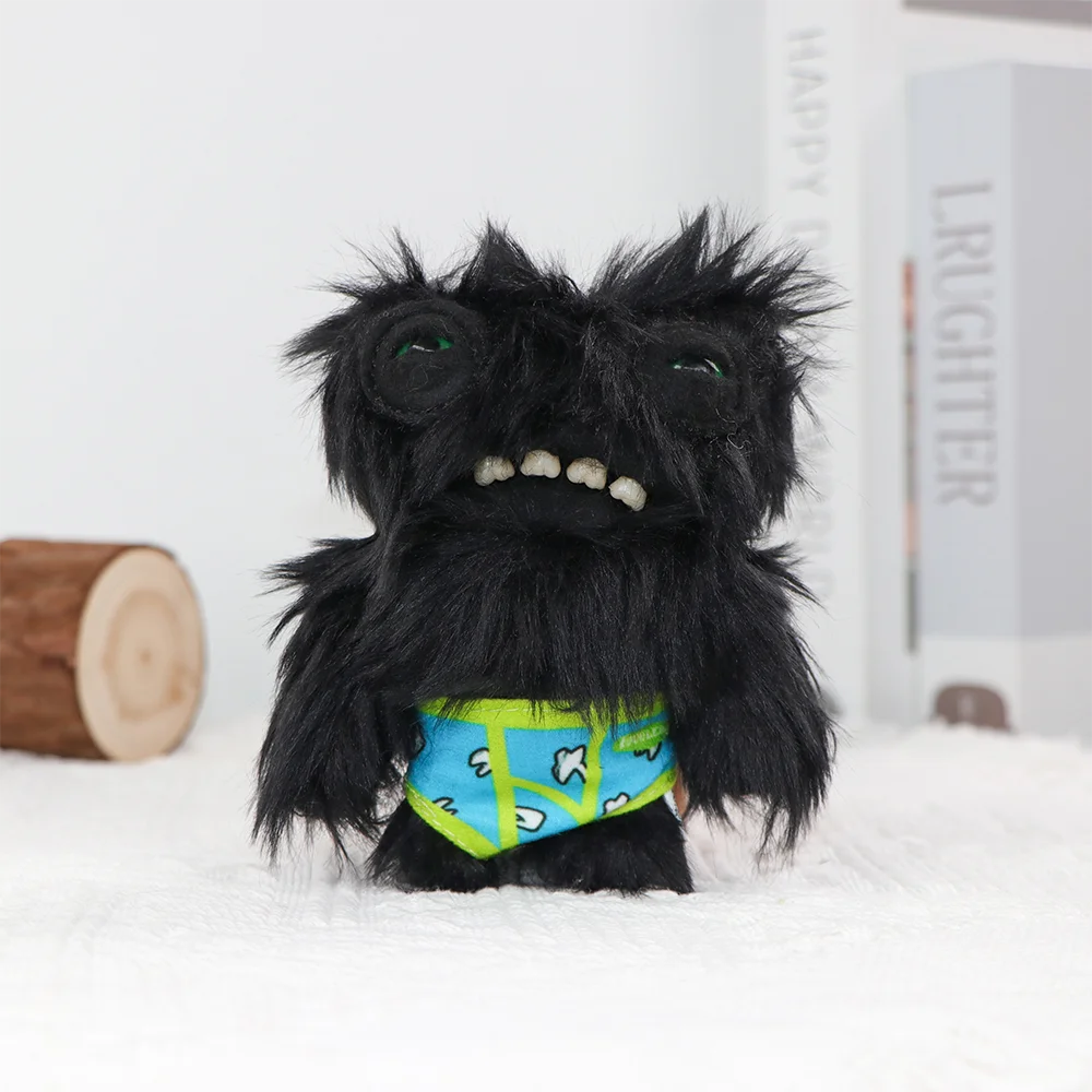 Fuggler Ugly Teeth Monsters Original Plush Toys Screamer Giggle Gaping Pranker Monster Keychain Punk Niche Fluffy Pendant Gift