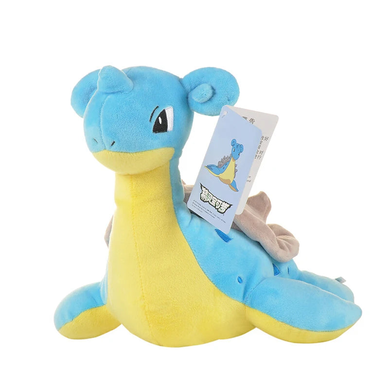 Kawaii Pokemon Lapras Stuffed Toys Cartoon Cute Water Sprit Plush Dolls Throw Pillow Birthday Gift For Kids Friends Boys