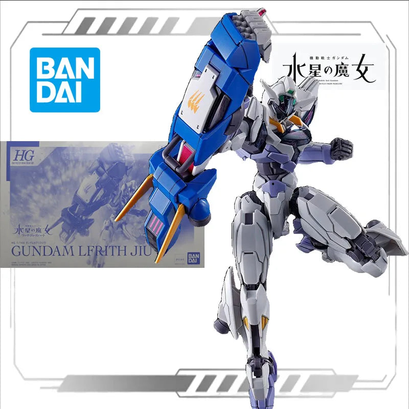 Bandai Original MODEL KIT GUNDAM HG PB 1/144 AERIAL LFRITH HEINGRA Anime Action Figure Assembly Model Toys Gifts for Boys