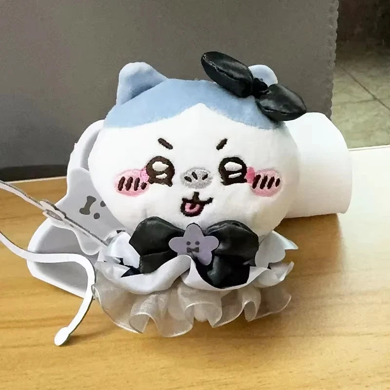 New Chiikawa Dark Magic Girl Plush Doll Pendant Gift Cute Usagi Hachiware Pendant Plush Toy Doll Bag Pendant Child Gift