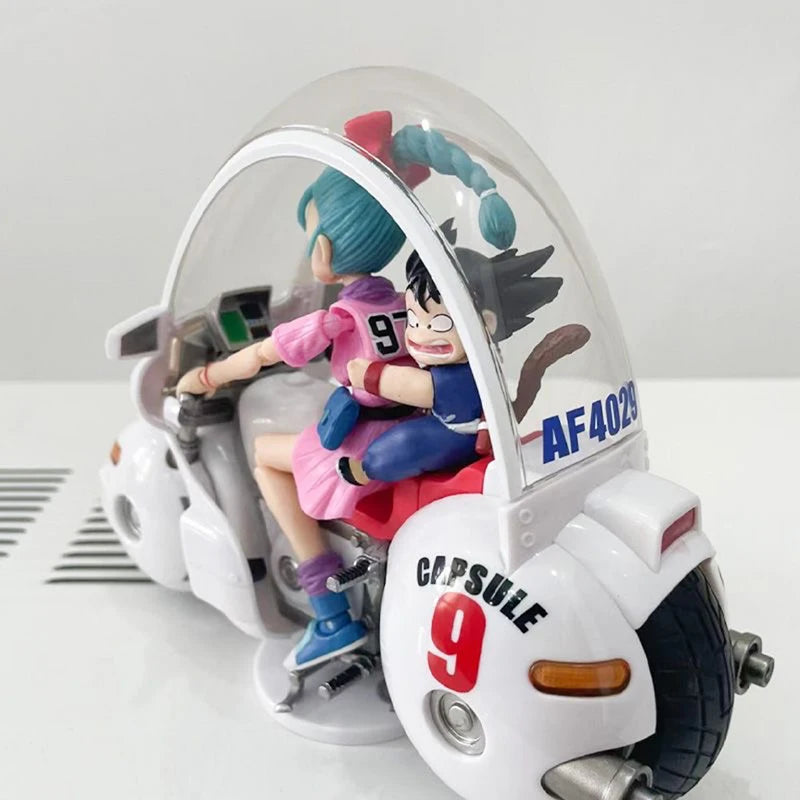 18cm SHF Dragon Ball Figures Bulma's Motorcycle Hoipoi Capsule No. 9 Action Figure PVC Collection Bulma Goku Figurine Model Toys
