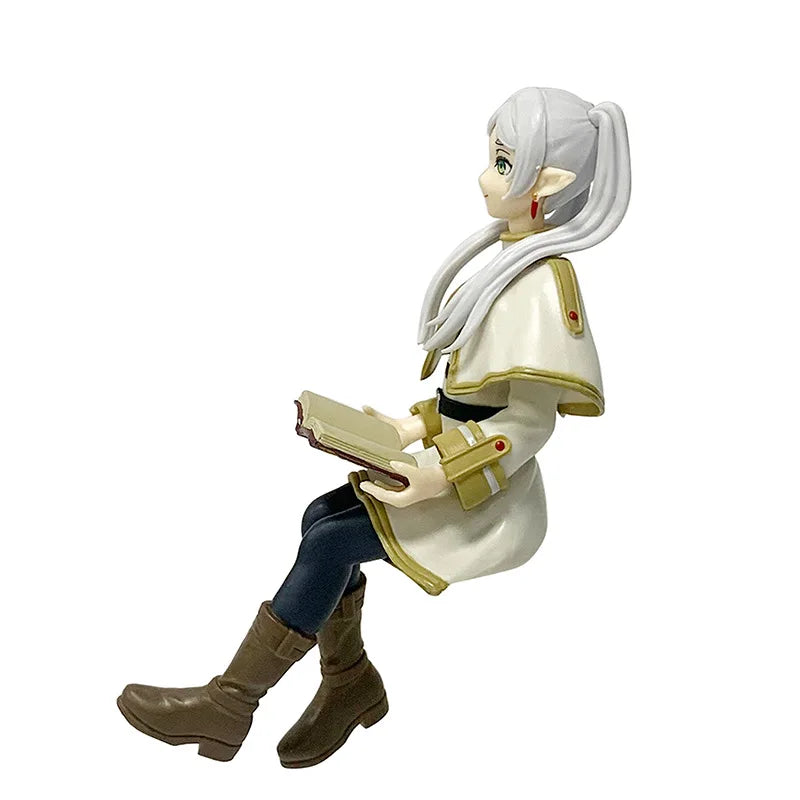14cm Frieren: Beyond Journey's End Anime Figure Sitting Fern Action Figures Frieren Noodle Stopper PVC Model Statue Collection