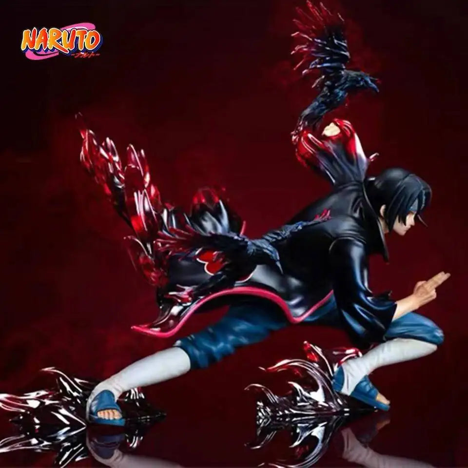 Naruto Anime Subduction Itachi Uchiha Action Figure Raven Itachi PVC Model Collection Toys for Kids Gift