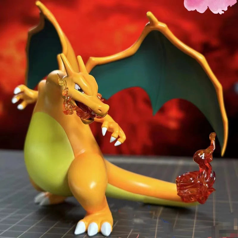 Pokemon Figure 11cm Dragonite Figure Pet Animal Genie Spitfire Charizard mega X Figurine Pvc Model
