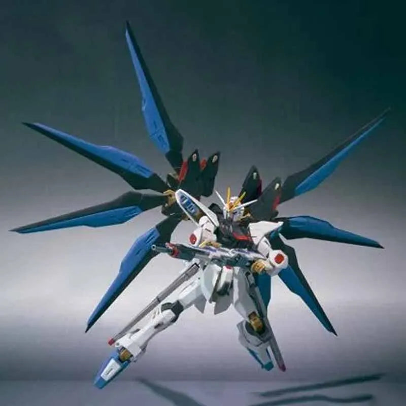 Bandai Original MODEL KIT ROBOT SPIRITS FREEDOM GUNDAM Action Figure Model Toys Gifts For boys Collectible Foam box sends